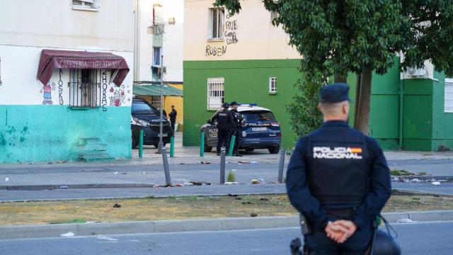 Imágenes de archivo de agentes de la Policía Nacional