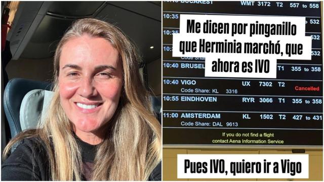 Carlota Corredera junto con la imagen que ha compartido en redes sociales.