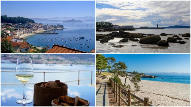 Planes en las Rías Baixas: ría de Pontevedra, Museo do Mar de Vigo, copa de Albariño y Praia de Rodas (islas Cíes)