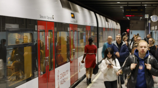 Una estación de metro, en una imagen de archivo. EE