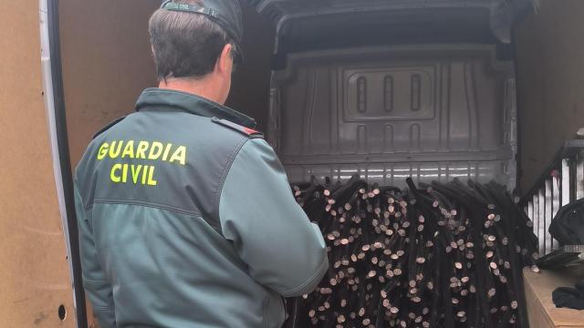 La Guardia Civil detiene en Córdoba a siete personas por robo de cobre