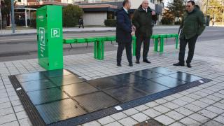 El nuevo punto de carga de patinetes en Valladolid