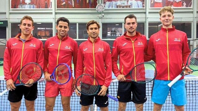 El equipo español de Copa Davis para la primera eliminatoria de la edición de 2025.