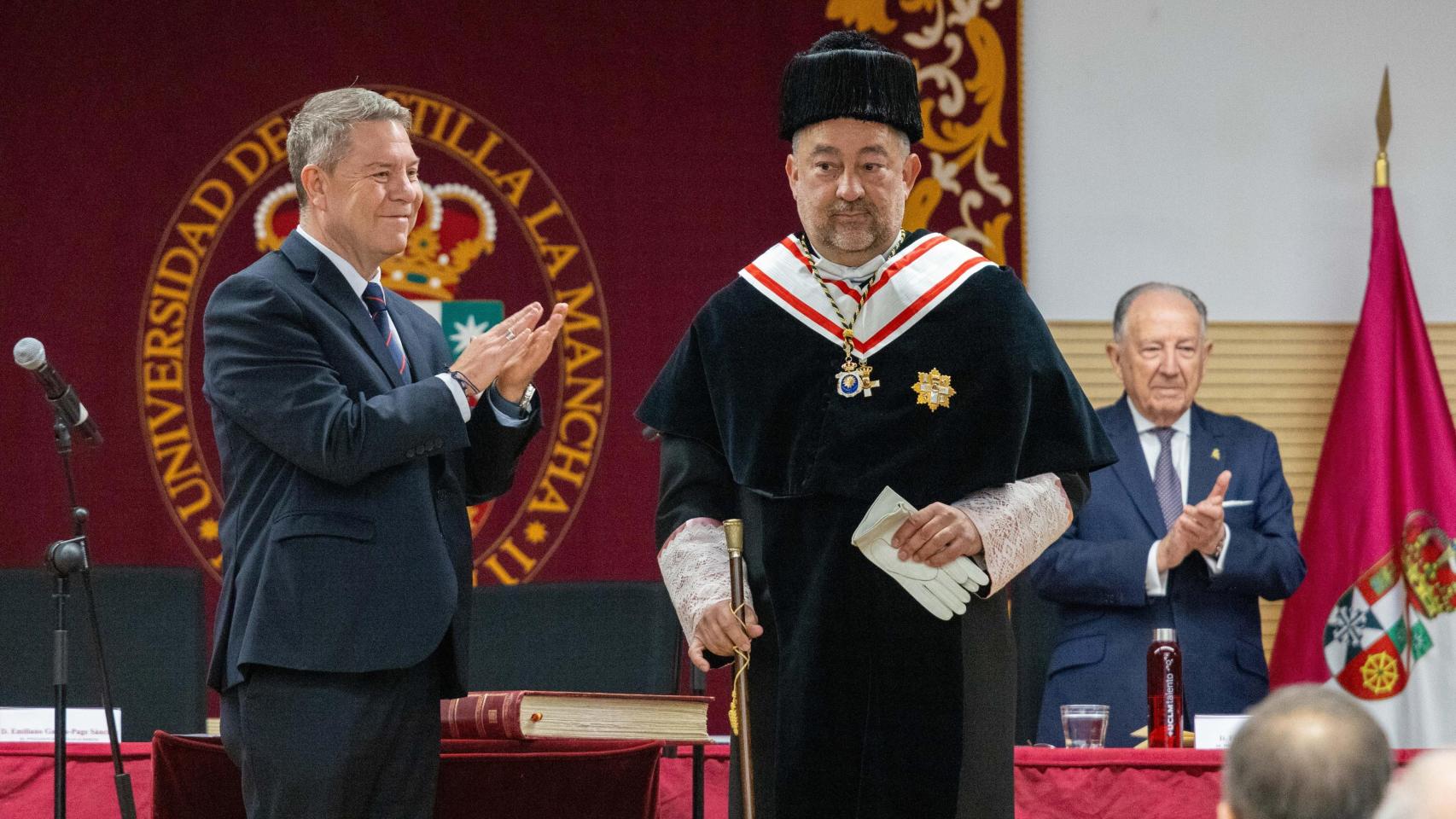 Las mejores imágenes de la toma de posesión de Julián Garde como rector de la UCLM