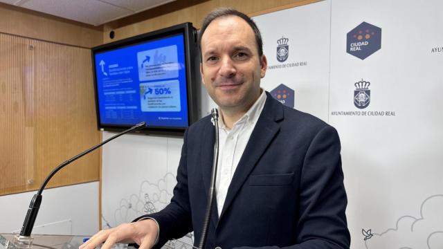 Guillermo Arroyo, concejal de Hacienda del Ayuntamiento de Ciudad Real. Foto: Ayuntamiento.