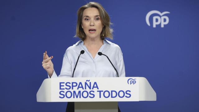 La secretaria general del PP, Cuca Gamarra, en una imagen de archivo.