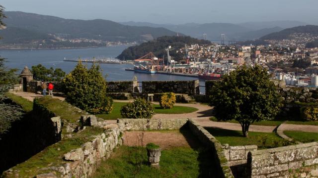 Vistas de Vigo desde el Monte de O Castro