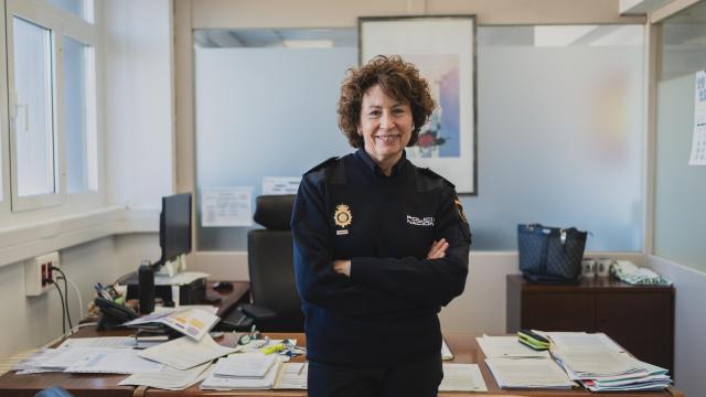 Montserrat de Pedro, Inspectora Jefe de la Policía Nacional y jefa de la Brigada de Patrimonio Histórico de la Policía Nacional.