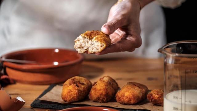 Croquetas de jamón, en una imagen de Shutterstock.