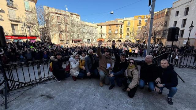 Unas 700 personas se han concentrado en Caspe por la ola de robos