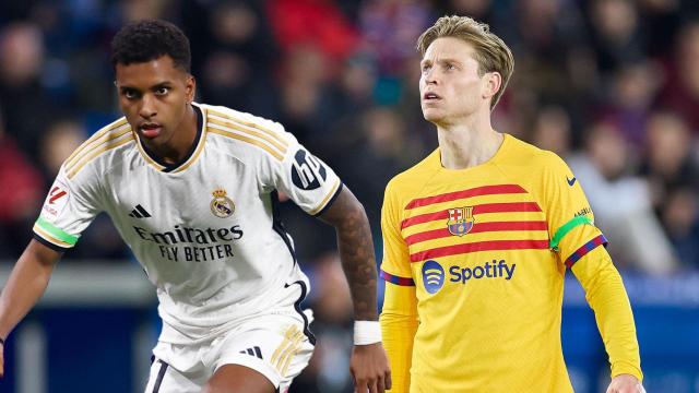 Rodrygo Goes y Frenkie de Jong, con el brazalete verde en la temporada 2024/25