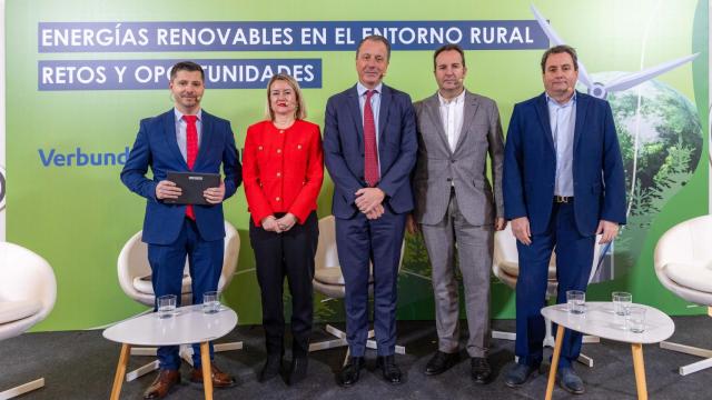 De izquierda a derecha: Alberto Morlanes, Llanos Valero, Enrique Barbudo, Benito Puebla y Matías Gotor.