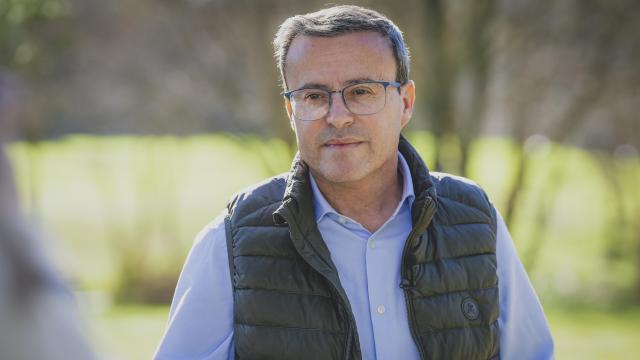 Miguel Ángel Gallardo, secretario general del PSOE en Extremadura.