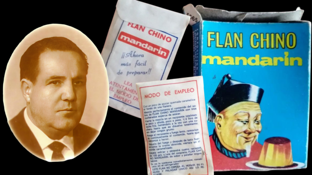 José Ferro y su creación: Flan chino El Mandarín