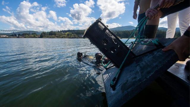 Estudos confirman que la actividad minera en Touro no afecta a la calidad del agua en la Ría de Arousa.