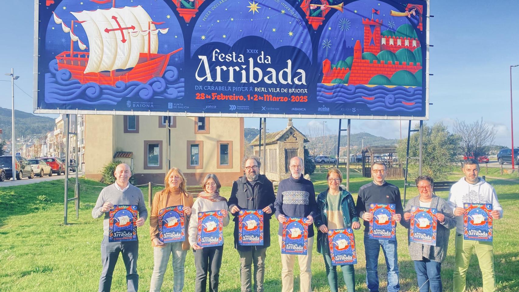 Esta será la imagen de la Fiesta de la Arribada 2025 en Baiona (Pontevedra)