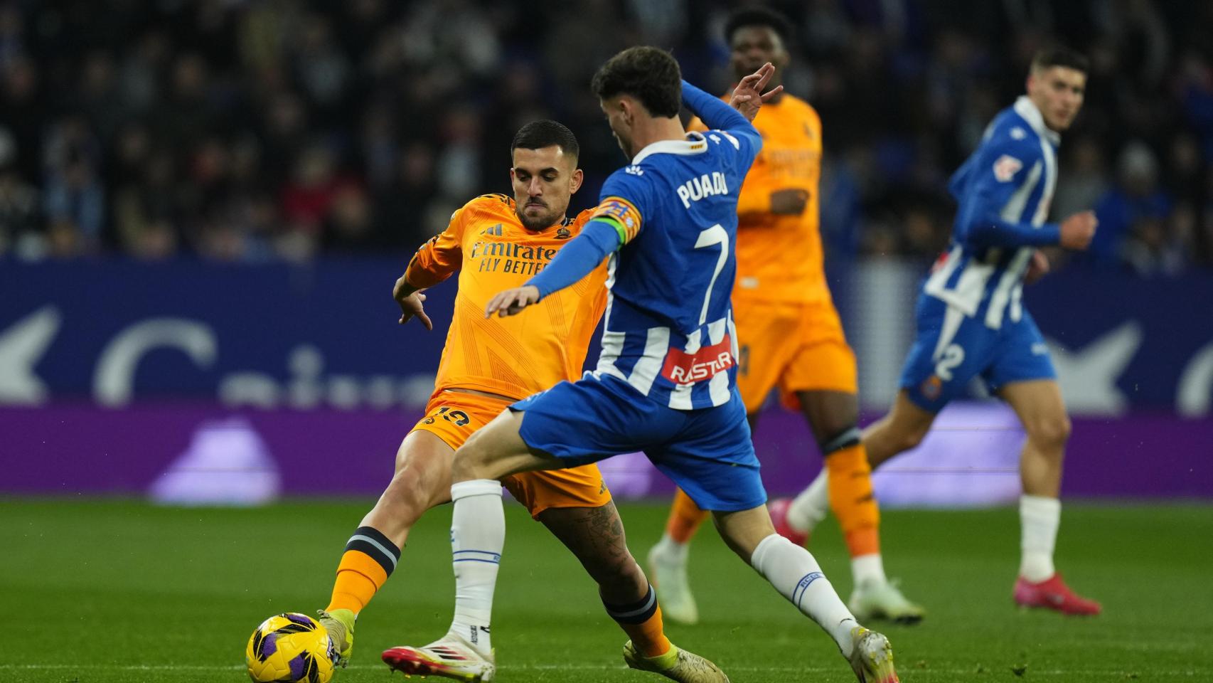 Espanyol - Real Madrid, fútbol La Liga en directo | Rüdiger se marcha del campo por una lesión muscular