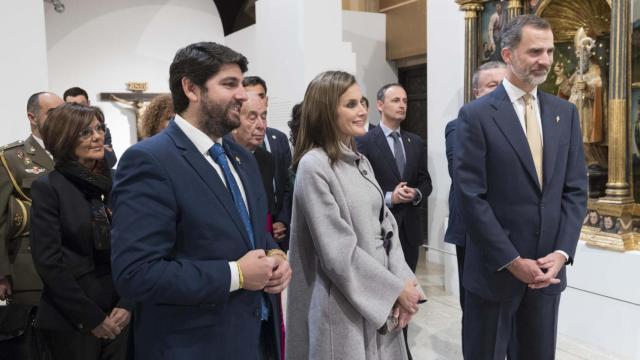 El presidente de la Comunidad, Fernando López Miras, acompaña a Sus Majestades los Reyes de España en su visita oficial a Caravaca de la Cruz, con motivo del Año Jubilar de 2017.