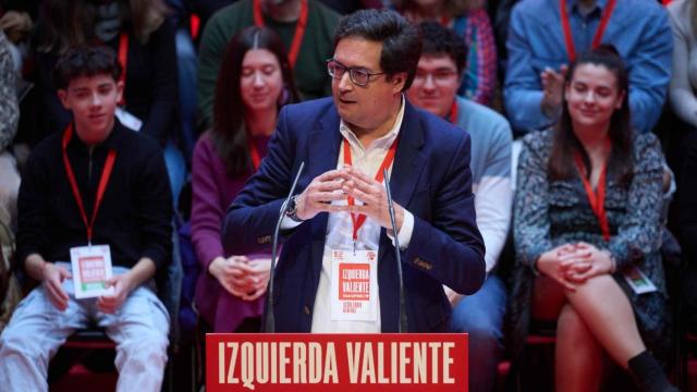 El secretario general del PSOE-M y ministro para la Transformación Digital y de la Función Pública, Óscar López.