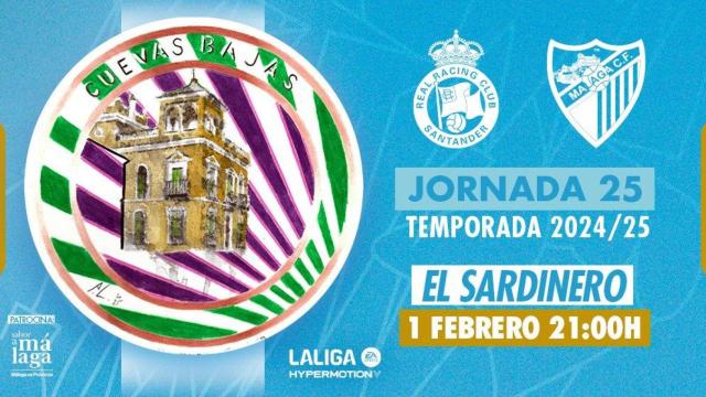 Racing de Santander vs. Málaga CF: Fecha, horario y cómo y dónde verlo