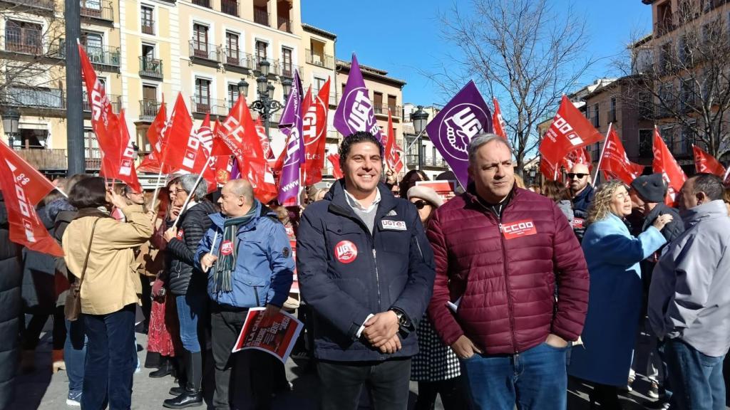 Manifestaciones de este domingo en Castilla-La Mancha convocadas por CCOO y UGT.