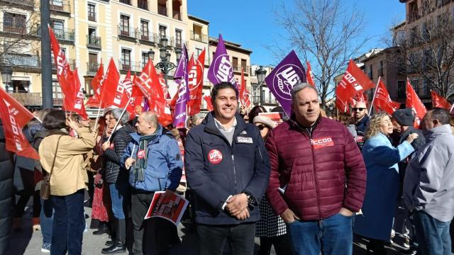 Manifestaciones de este domingo en Castilla-La Mancha convocadas por CCOO y UGT.
