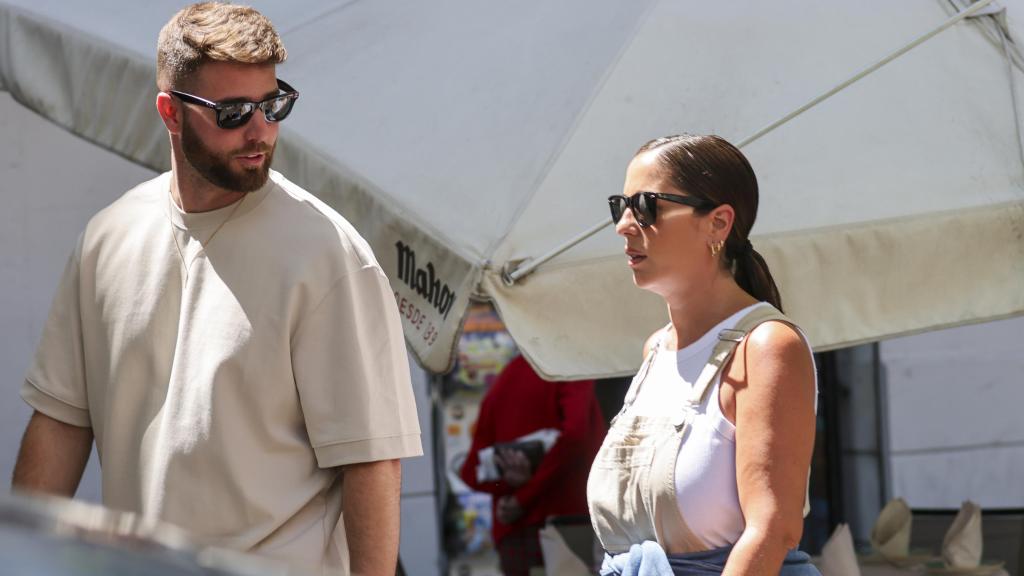 Anabel y David, en una fotografía tomada en Madrid, en mayo de 2024.