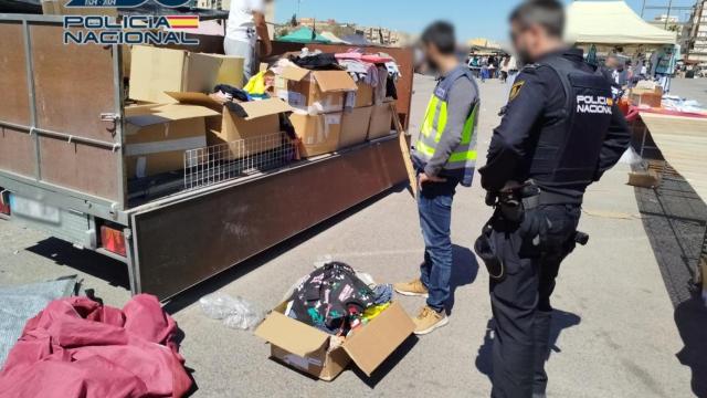 Intervención de la Policía Nacional.