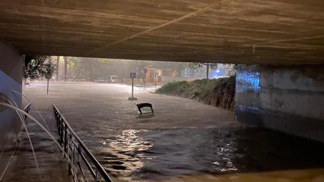 Una imagen de lo sucedido en Benalmádena.