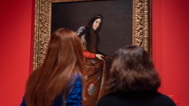 Una de las obras de Zurbarán expuestas en el Museo Carmen Thyssen Málaga.