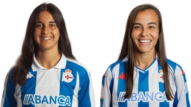 Marina Artero y Raquel García del Dépor Abanca.