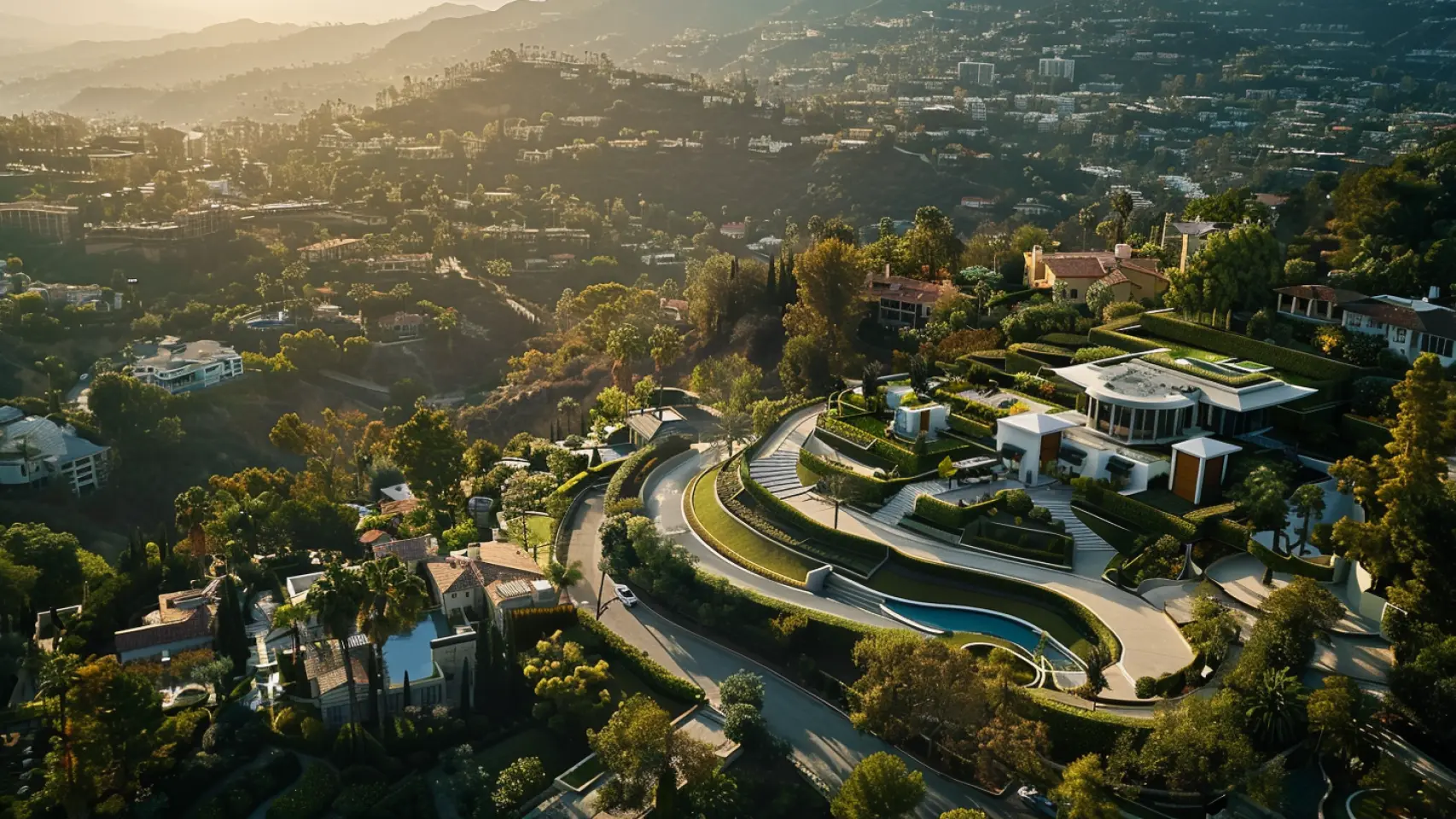 Imagen generada por IA que recrea el barrio de Bel-Air