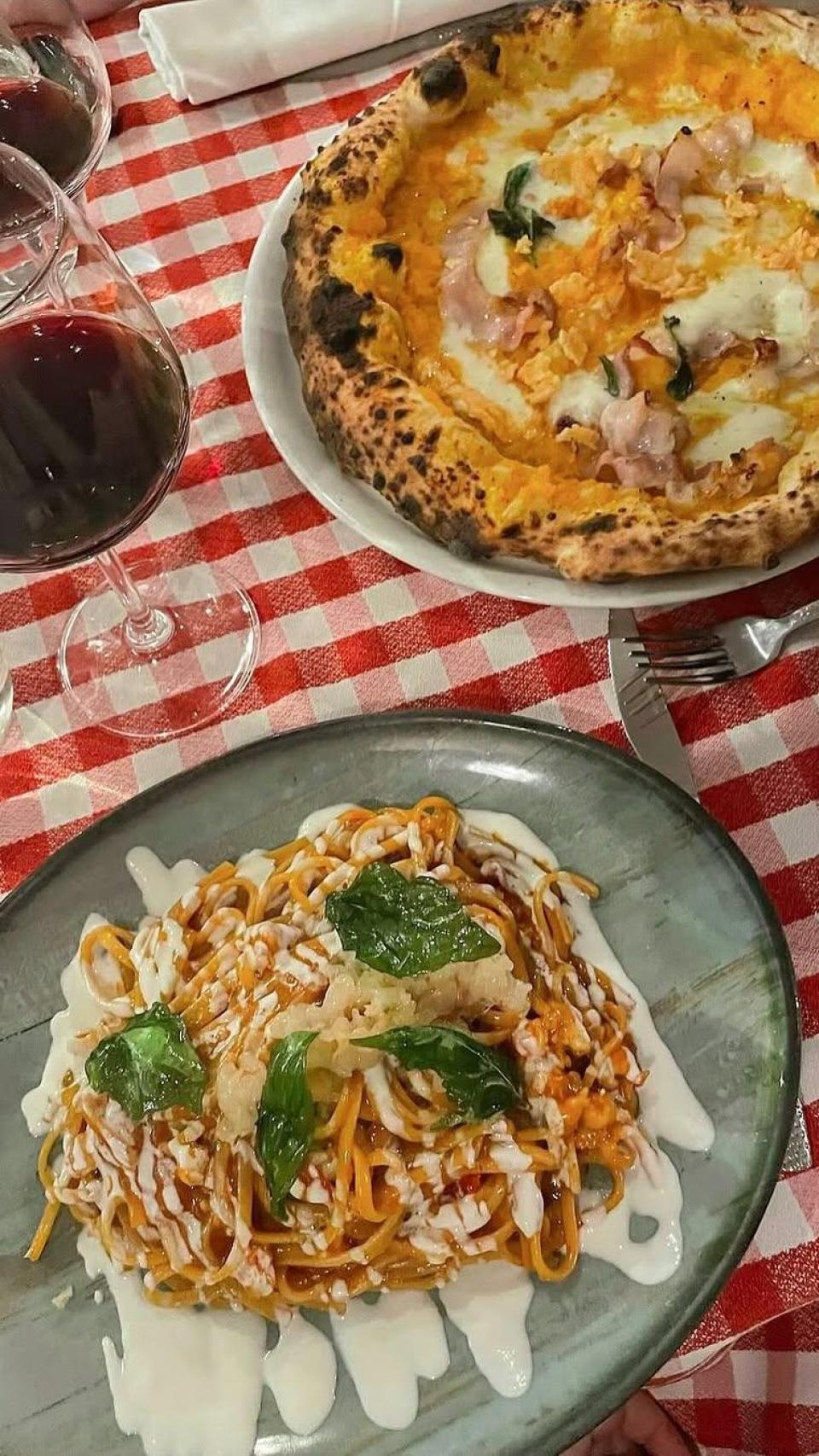 Pasta y pizza de Totò e Peppino.