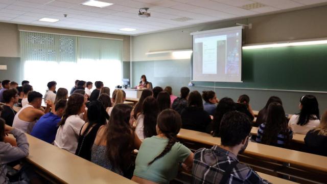 Alumnos en la Universidad de Burgos