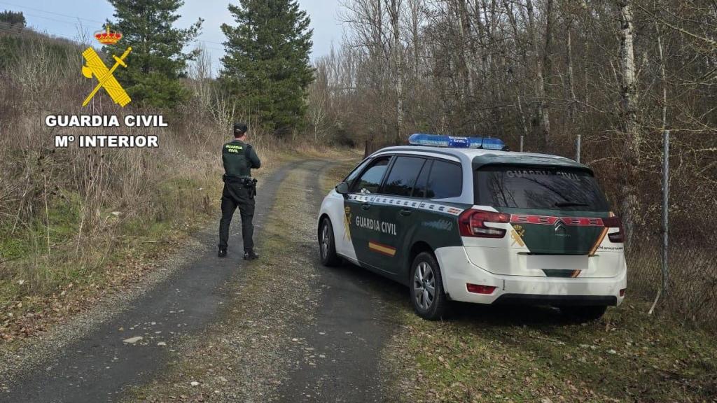 Un agente de la Guardia Civil participando en un dispositivo de búsqueda de una persona desaparecida.