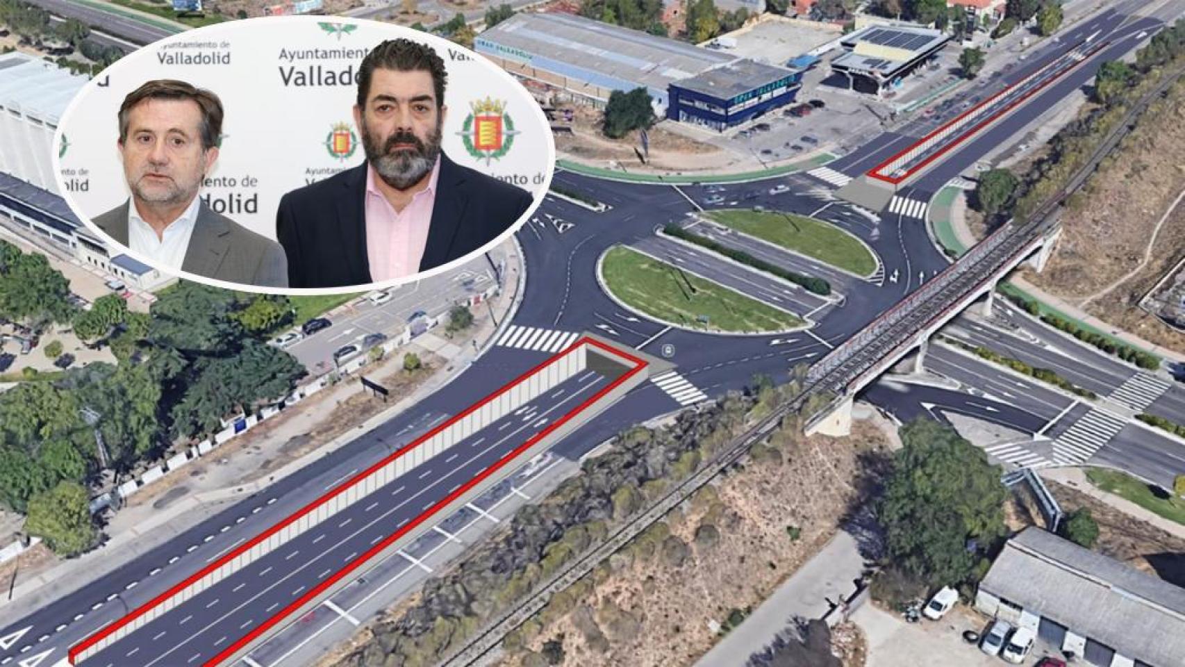 Manuel Pineda, Alberto Gutiérrez Alberca y la solución para la Glorieta de  San Agustín