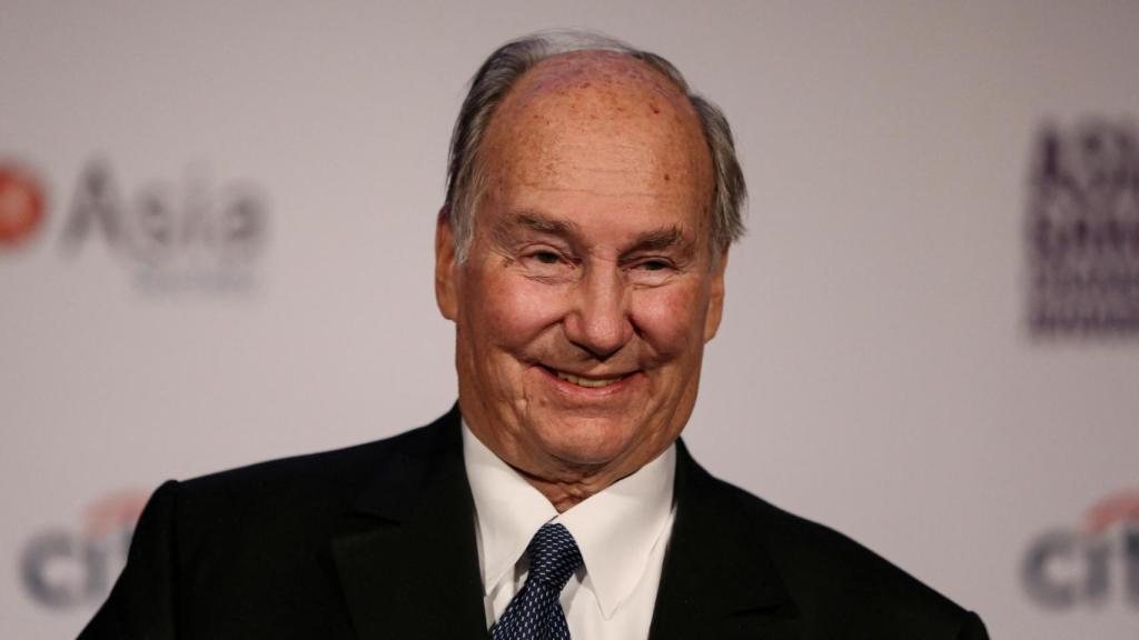 El Aga Khan en una cena de gala en Manhattan en 2017.