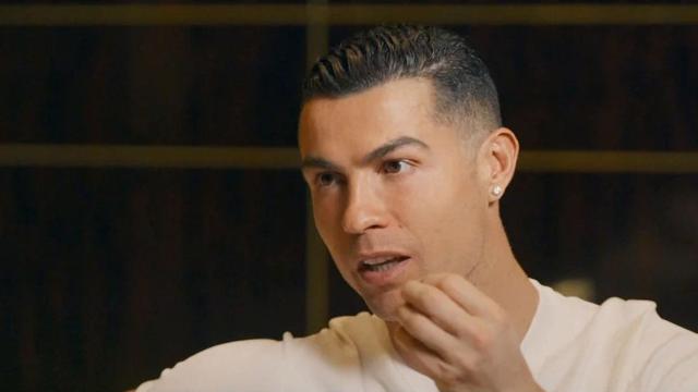 Cristiano Ronaldo, durante su entrevista con La Sexta.