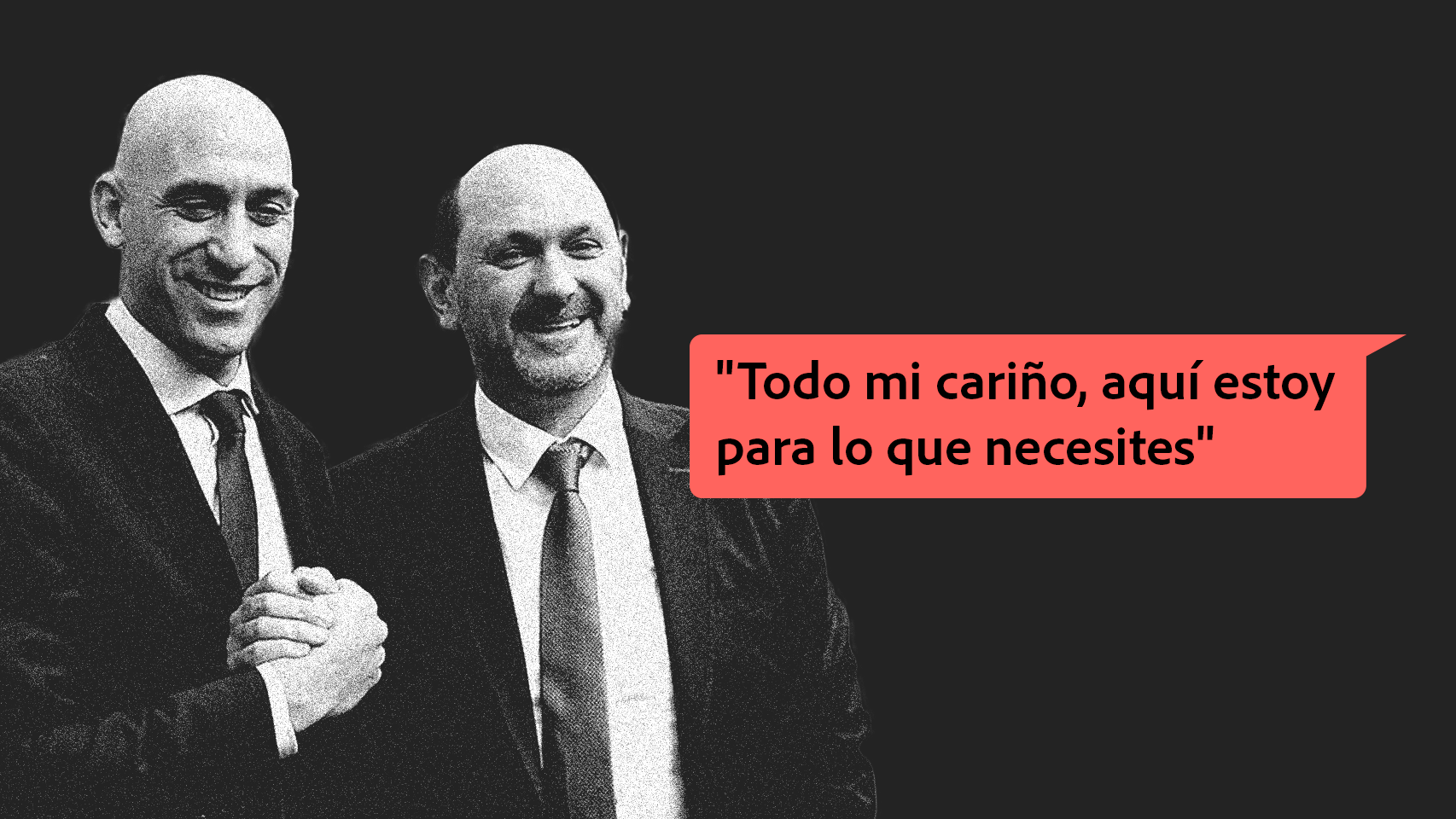 El wasap de apoyo de Louzán a Rubiales 2 días después del beso a Hermoso: "Todo mi cariño, aquí estoy para lo que necesites"