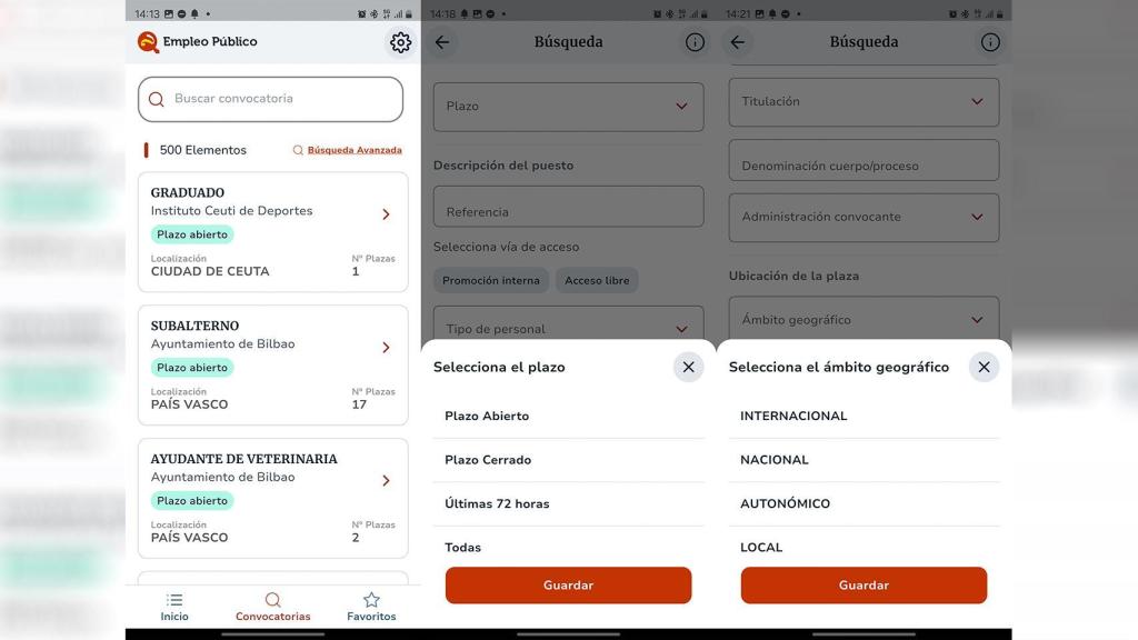 La app Empleo Público