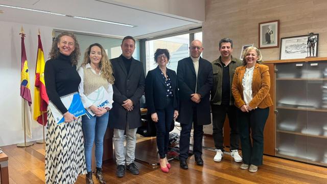 Reunión entre UGT, ANPE y la Consejería de Educación. Foto: ANPE.