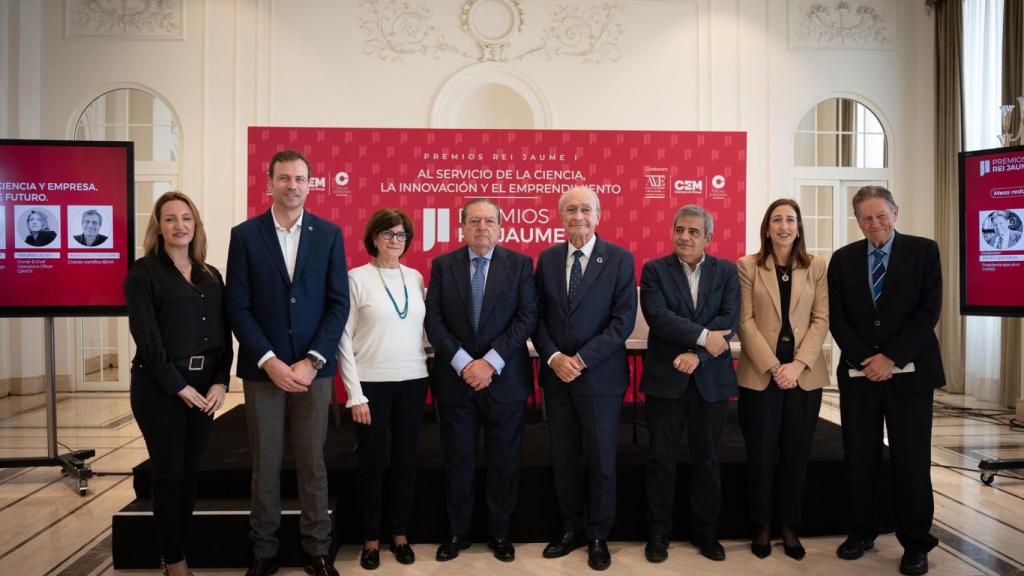 La presentación de los premios Rei Jaume I en Málaga.