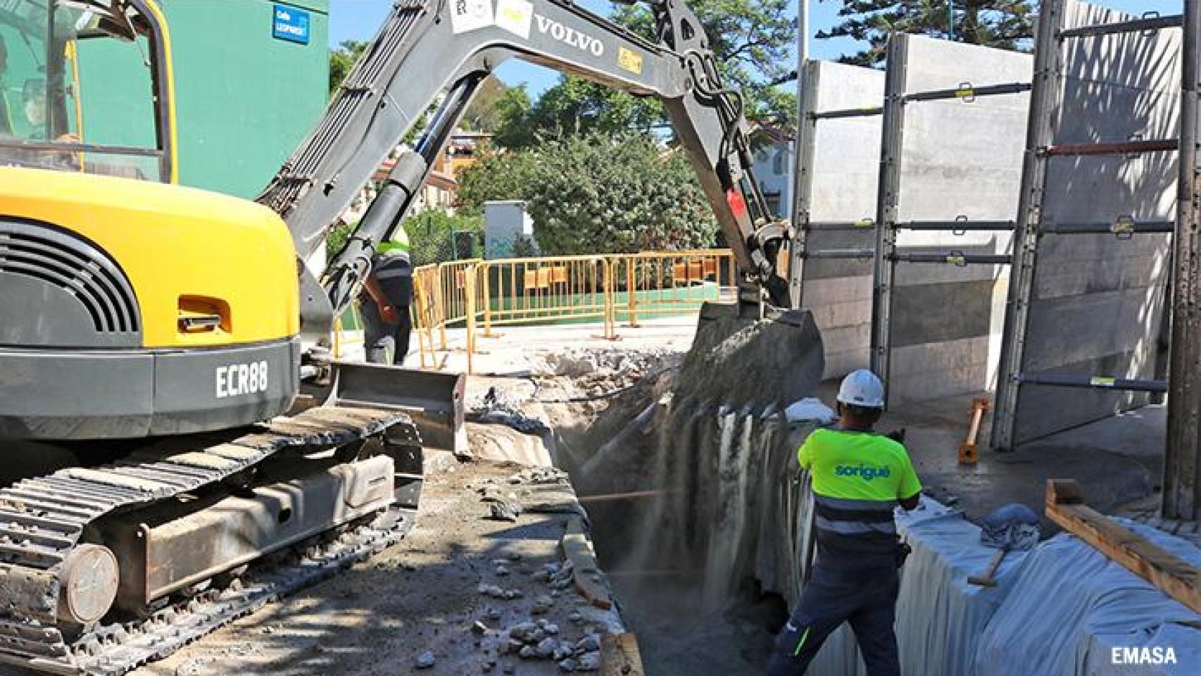 Trabajos de Emasa.