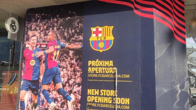 Imagen de la tienda que va a abrir el FC Barcelona en el Muelle Uno de Málaga.