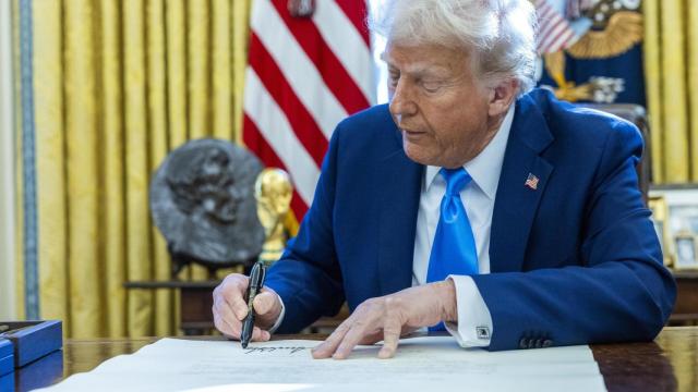 El presidente de EEUU, Donald Trump, en el Despacho Oval de la Casa Blanca.