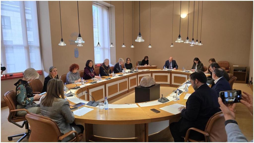 Reunión de la Xunta de Portavoces del Parlamento de Galicia