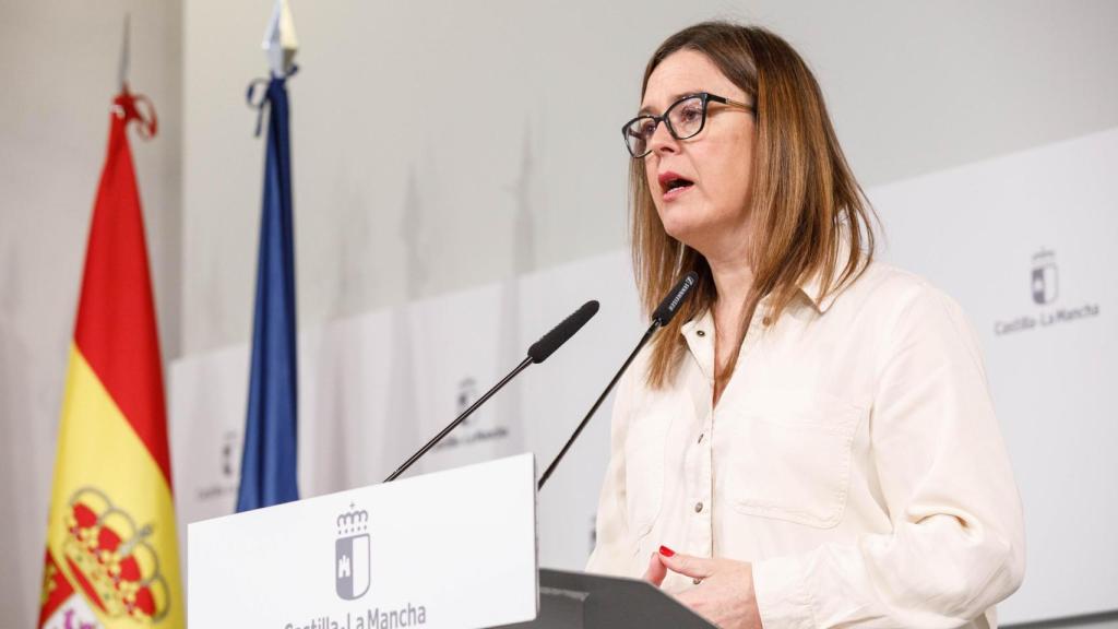 Esther Padilla, portavoz del Gobierno de Castilla-La Mancha.