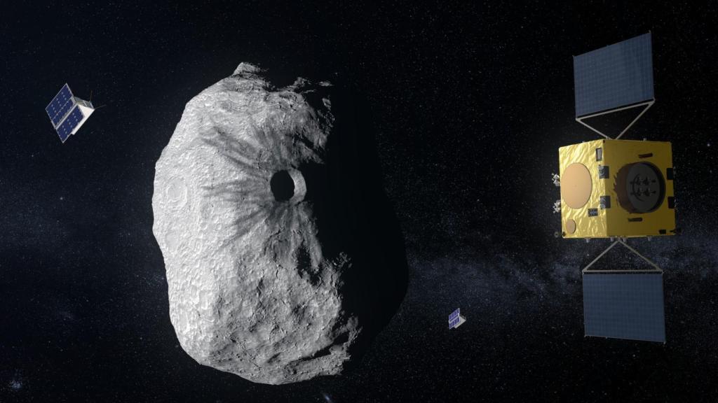 Hera, misión de la ESA que analizará el impacto de DART en el asteroide