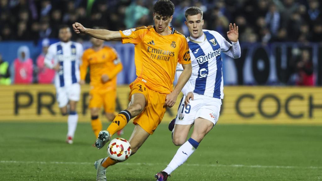 Jacobo Ramón, en el partido contra Leganés.