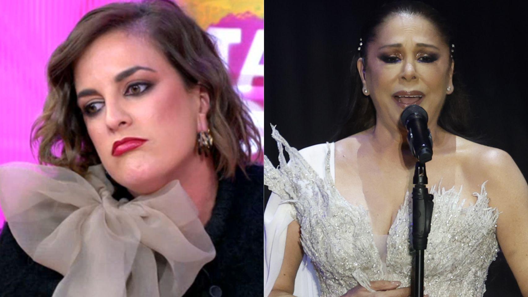 Leticia Requejo e Isabel Pantoja, en un fotomontaje